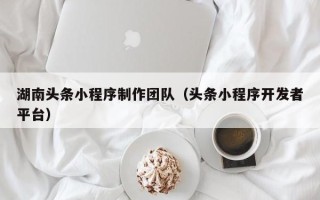 鞍山湖南头条小程序制作团队（头条小程序开发者平台）